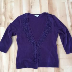 Purple Cardigan